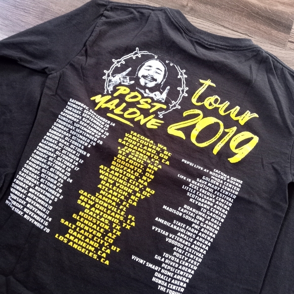 Post Malone 2019 tour shirt - Picture 3 of 3